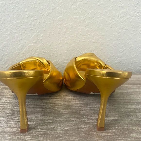 ASOS Gold Bow Mules - Picture 2 of 4